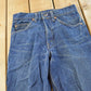 Vintage 1980s Faded Levi's Orange Tab 505 Regular Straight Fit Denim Blue Jeans Men's 28 x 32