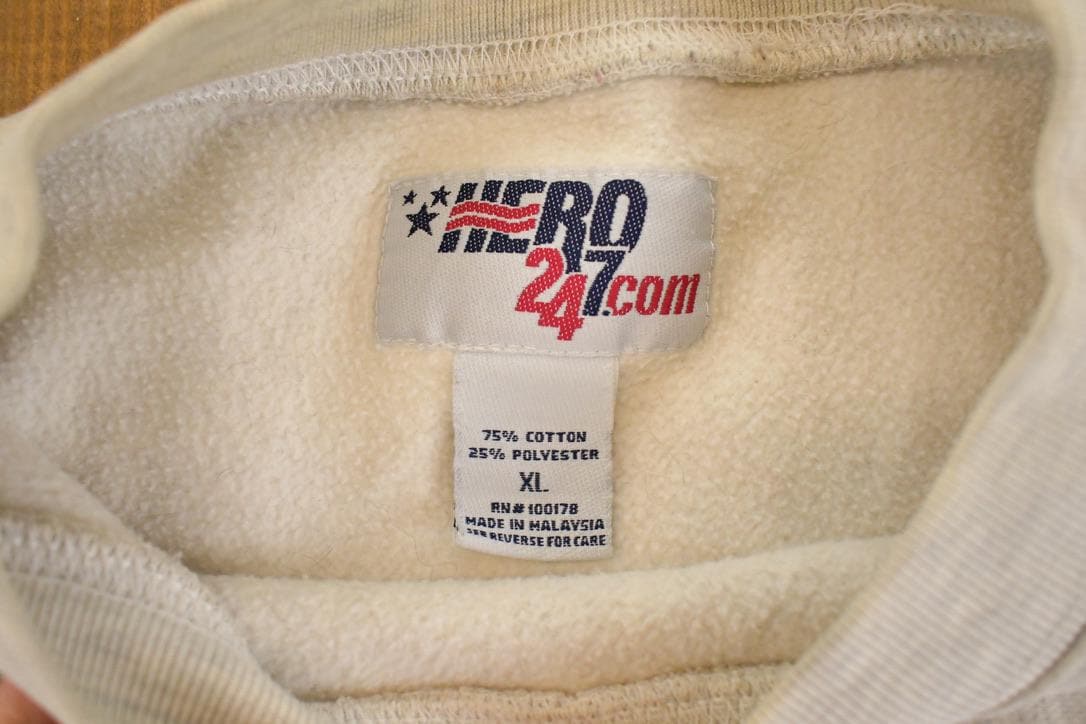 Vintage 1990s Minneapolis Fire Dept Souvenir Crossgrain Crewneck Sweatshirt Men's L