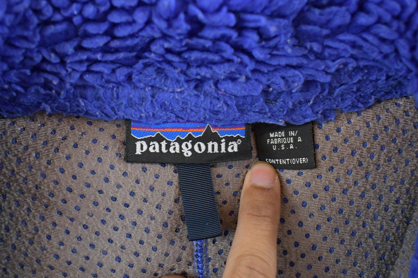 Vintage 2000s Patagonia Retro X Deep Pile Full Zip Fleece Sweater Men's Small Men's Large