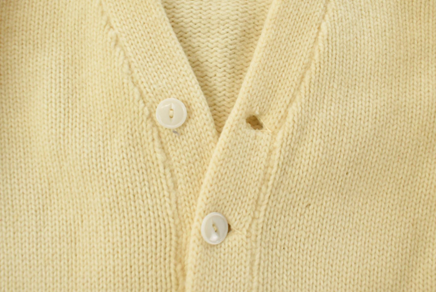 Vintage 1980s Hanson 100% Wool Knit Cardigan Sweater Men's S
