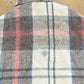 Vintage 1980s CPO Holiday Flannel Shirt Jacket Men's Large