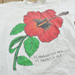 Vintage 1980s St Maarten Island Hibiscus Souvenir T-Shirt Men's S