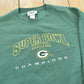 Vintage 1997 Lee Sport Green Bay Packers Superbowl 31 Crewneck Sweatshirt Men's M