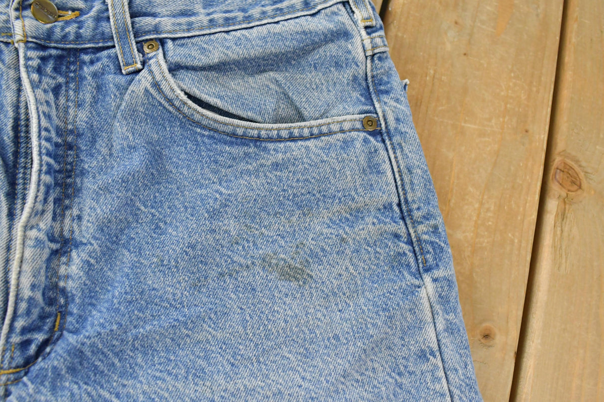Vintage 1990s Carhartt Flannel Lined Denim Work Jeans Men's 32 x 32