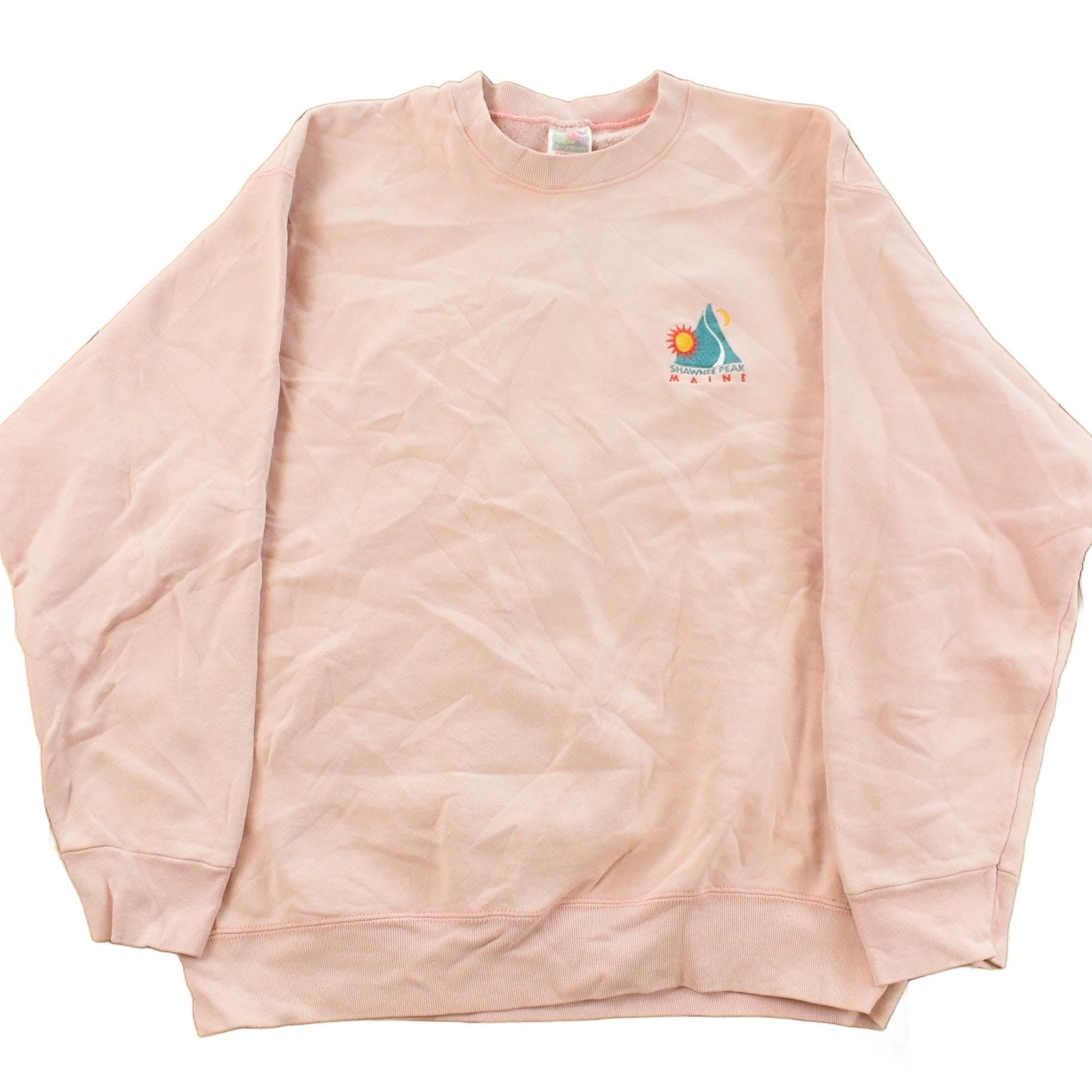 Vintage 1990s Maine Shawnee Peak Crewneck Sweatshirt Men's Large