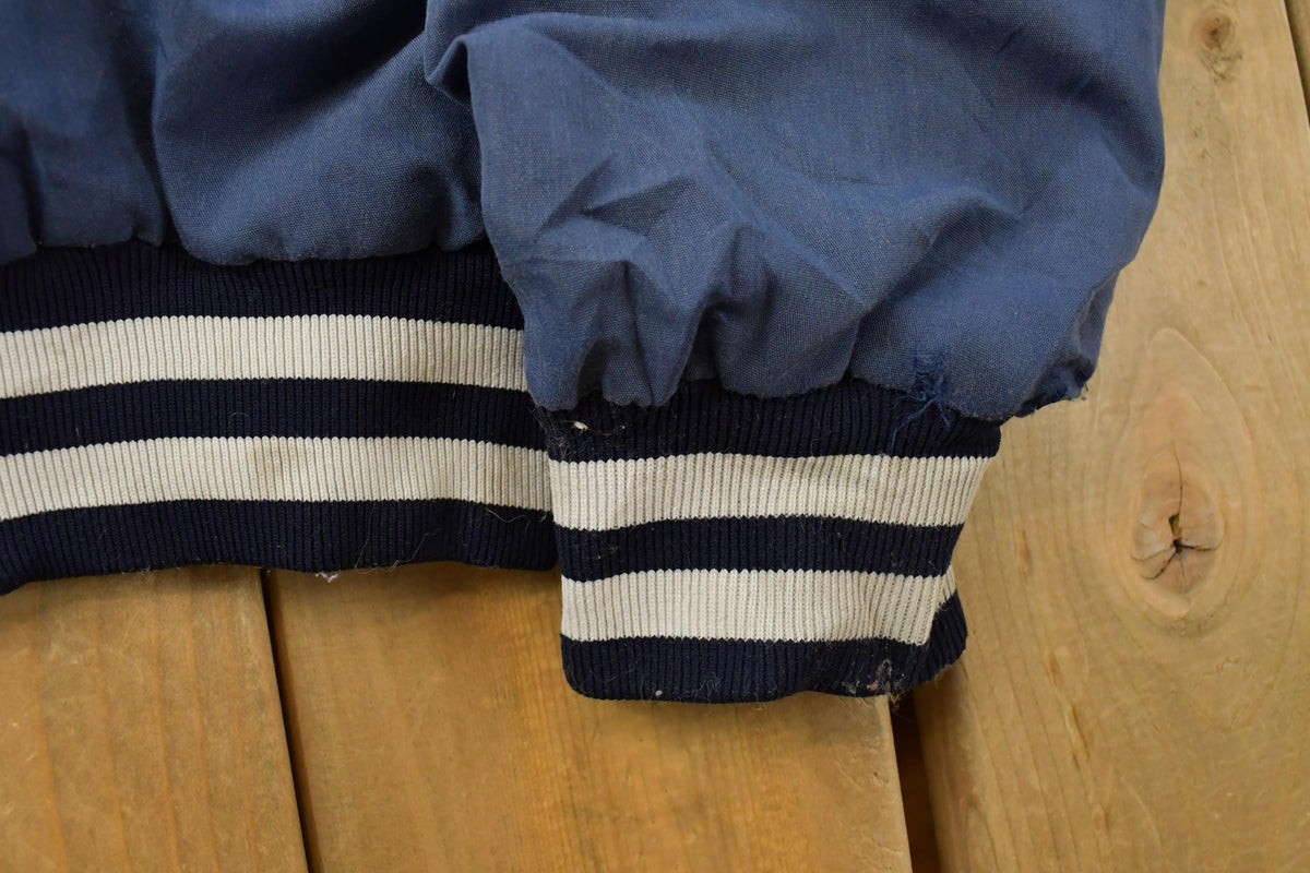 Vintage 1990s Northwood Panelboard Snap On Bomber Jacket Men's S