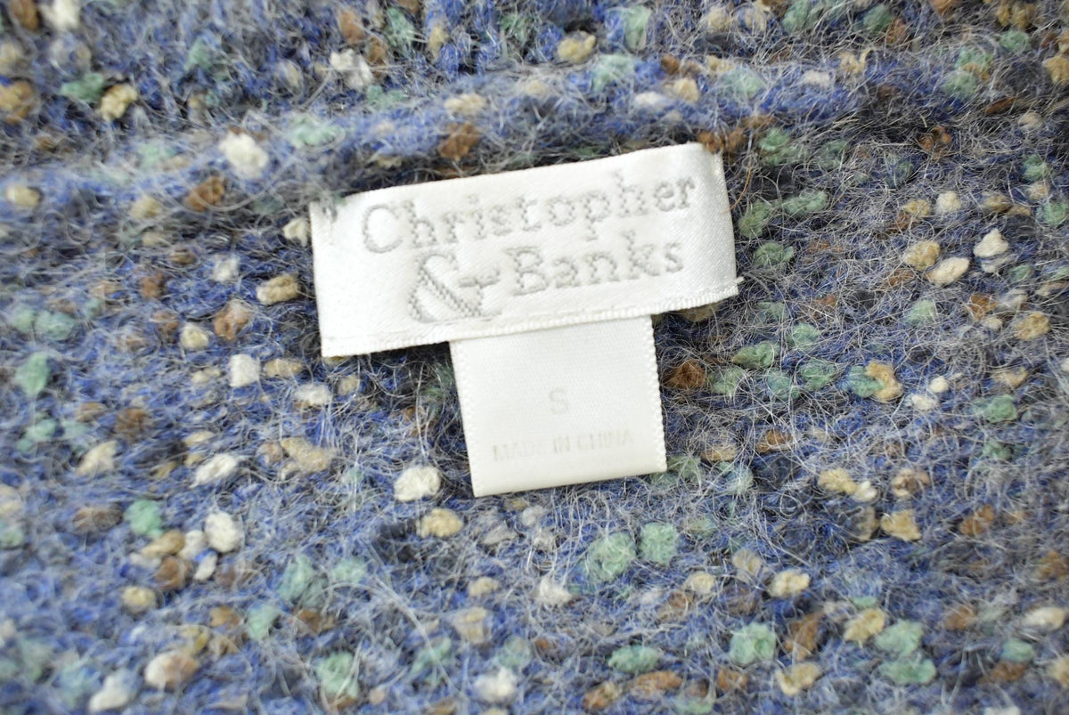 Vintage 1990s Christopher & Banks Knit One Button Cardigan Sweater Women's S