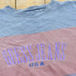 Vintage 1990s Guess Jeans Striped Embroidered Spellout Crewneck Sweatshirt Men's M