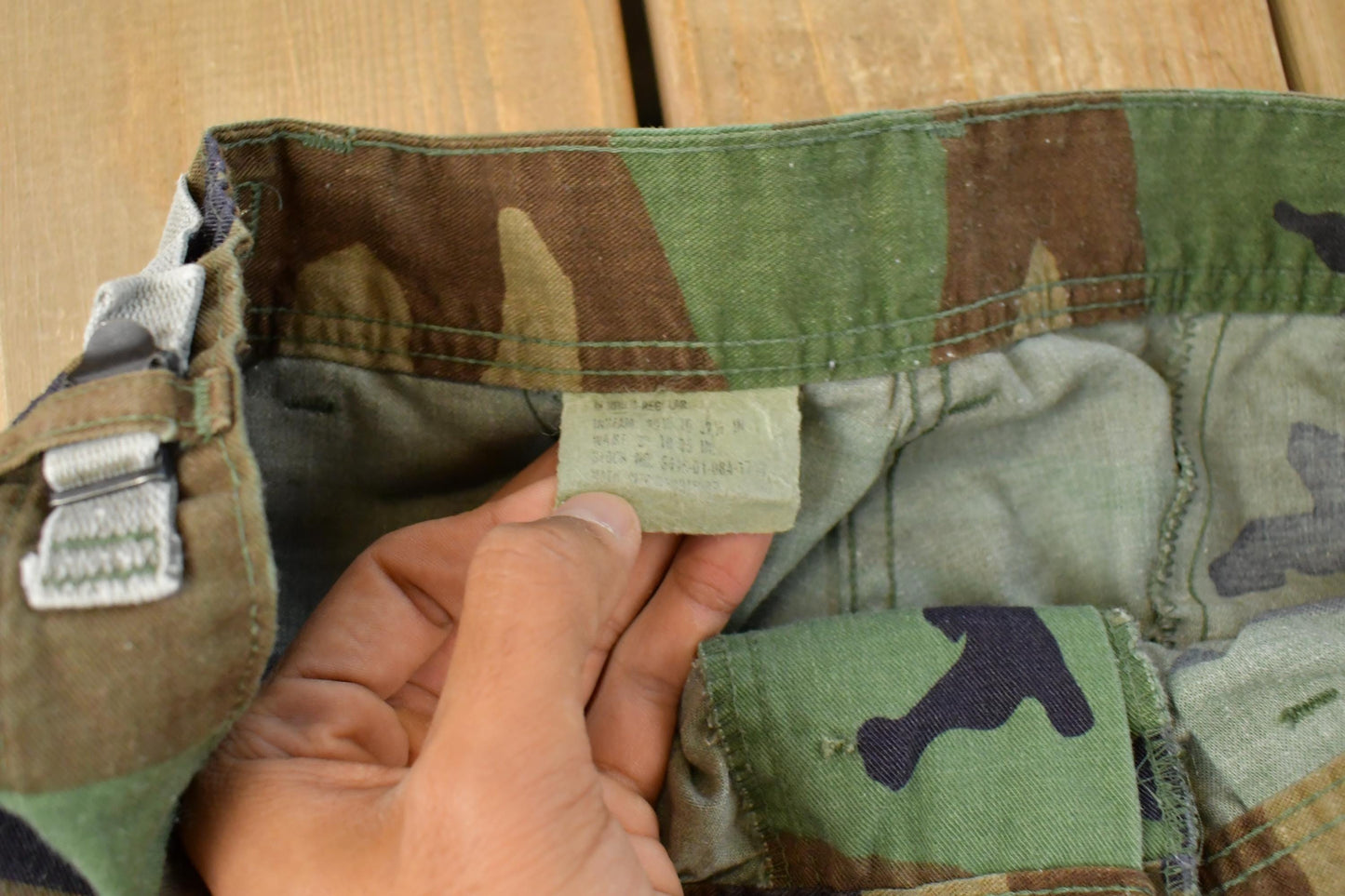 Vintage 2000s Army Military Woodland Camo Cargo Pants Men's Medium