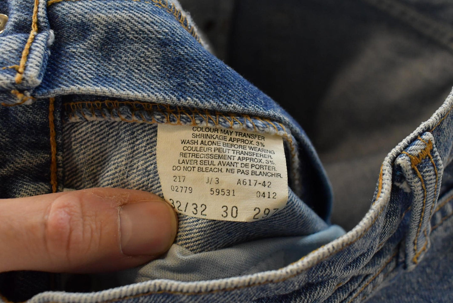 Vintage 2000s Levis Slim Fit 531 Denim Blue Jeans Men's 28 x 31