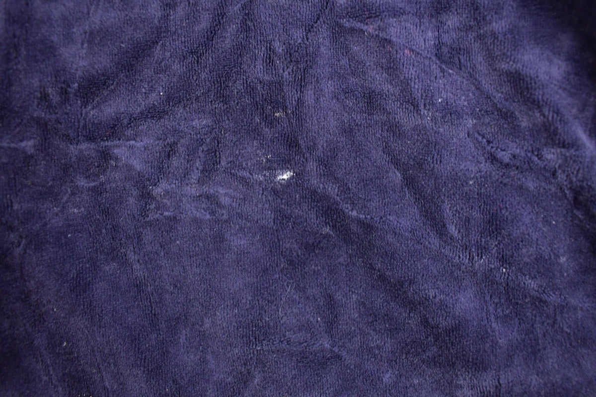 Vintage 1990s Sports Savvy Velour Zip Up Track Suit Women's L