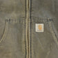 Vintage 1980s Carhartt Hooded Work Jacket Men's 2XL