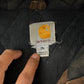 Vintage 2000s Carhartt Distressed Brown Canvas Hooded Jacket Men's 2XL