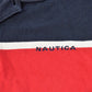Vintage 1990s Nautica Striped Polo Shirt Men's Large