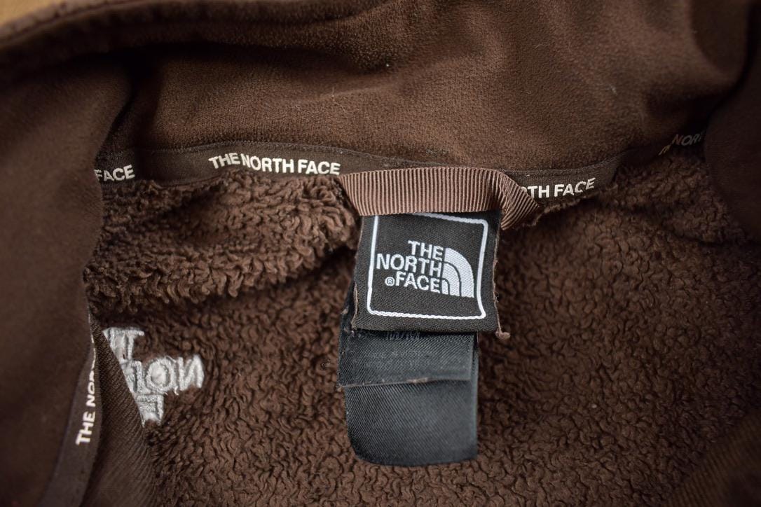 Vintage 1990s The North Face Brown Fleece Jacket