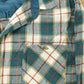 Vintage 1990s John Blair Plaid Flannel Button Up Shirt Men's XL