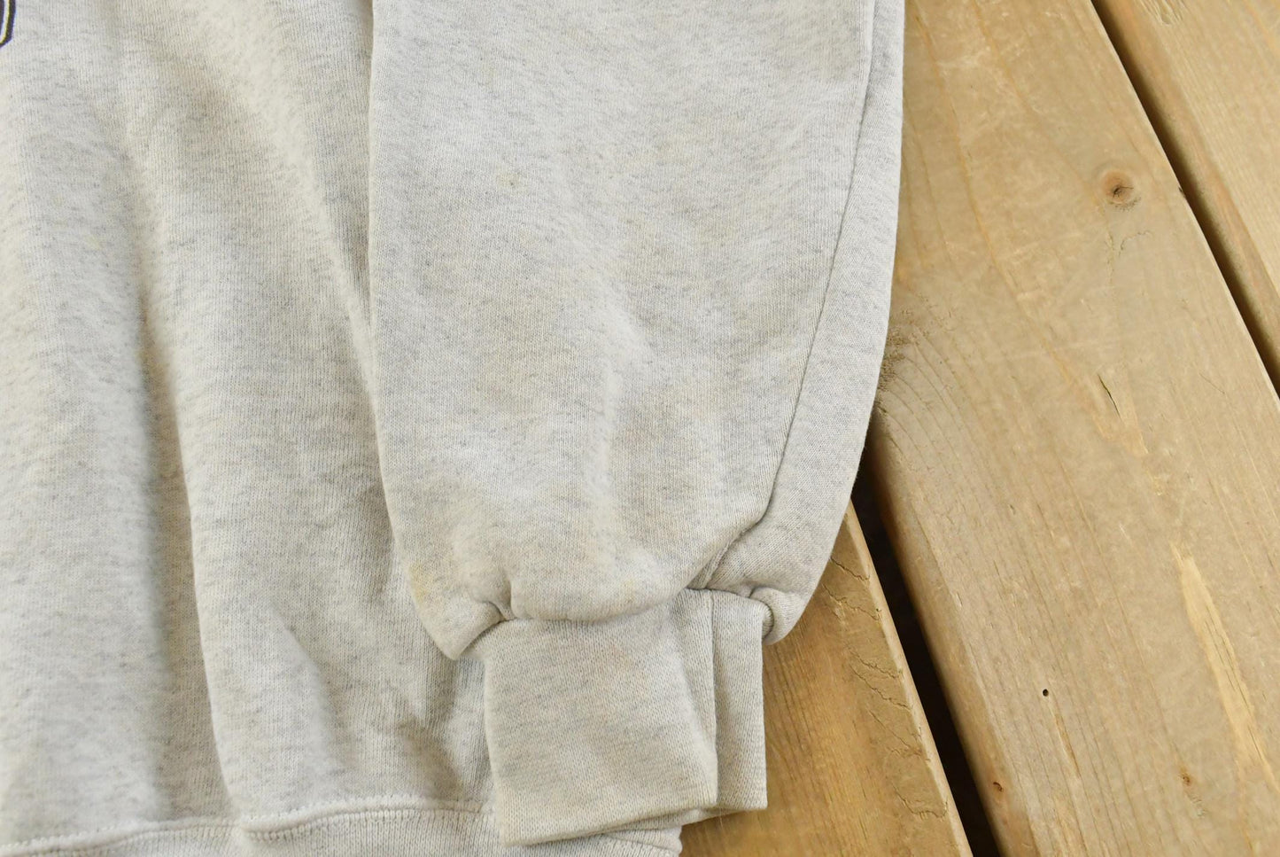 Vintage 90s Wisconsin Badgers Hoodie Sweatshirt Men's M Made in USA Collegiate Sweater