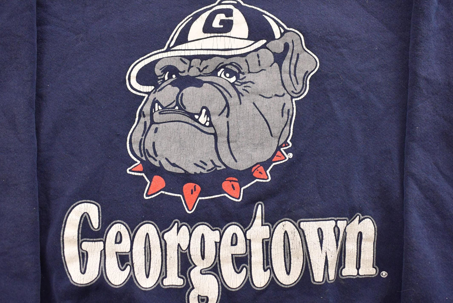 Vintage 1990s University of Georgia Hoyas Collegiate Crewneck Sweatshirt Men's Large