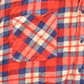 Vintage 1990's Timber Run Plaid Western Style Button Up Shirt Men's L