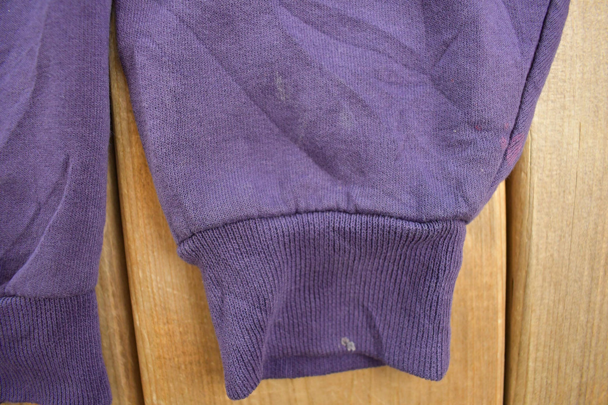 Vintage 1990s Morning Sun Cute Cat Embroidered Crewneck Sweatshirt Women's M