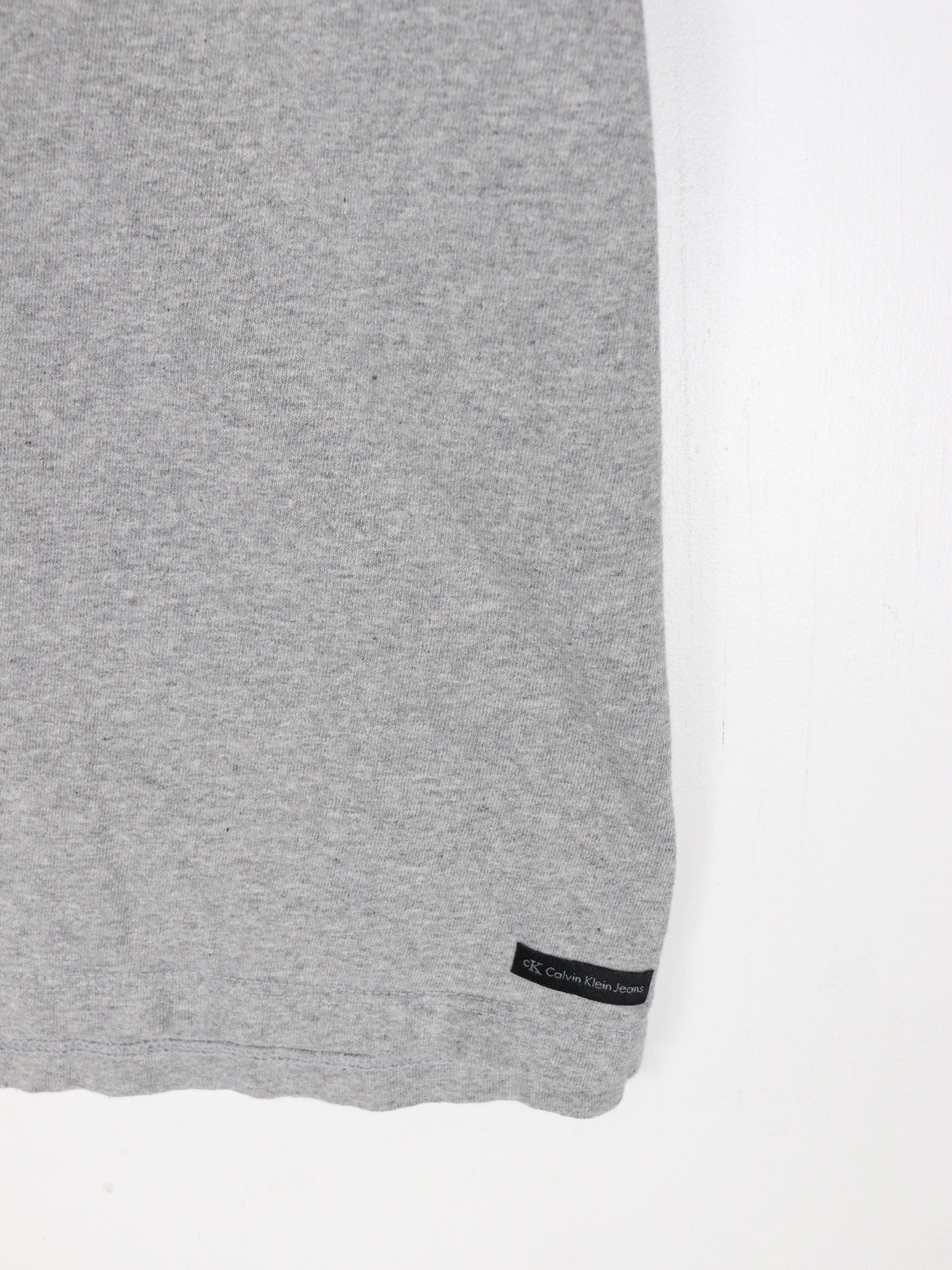 Vintage Calvin Klein T Shirt Mens XL Grey Logo – Proper Vintage