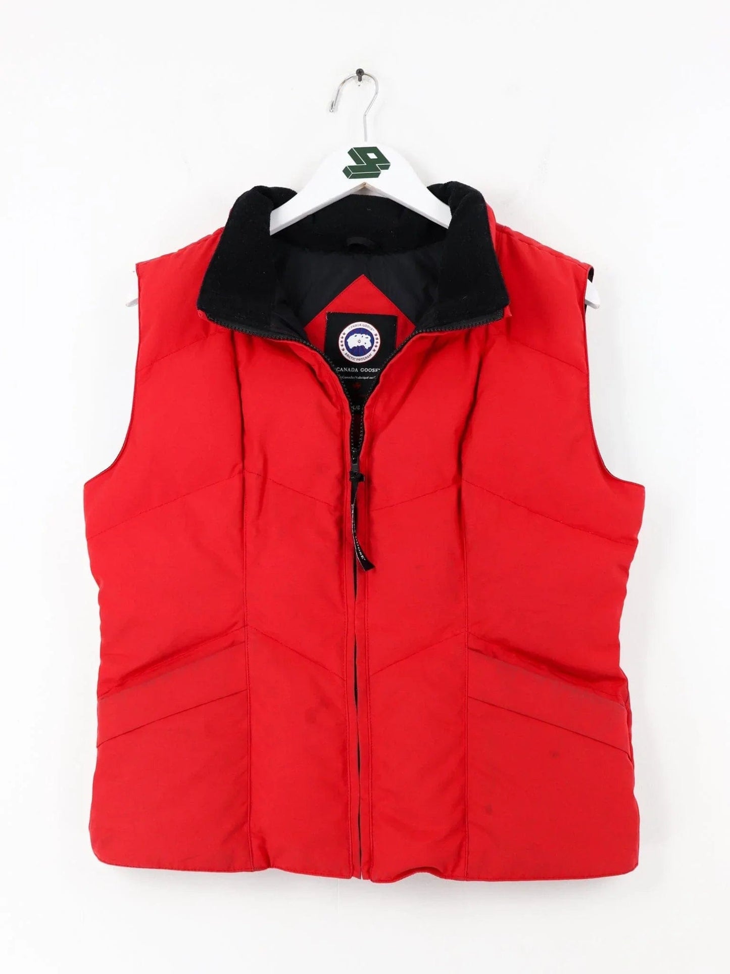 Canada goose red gilet clearance