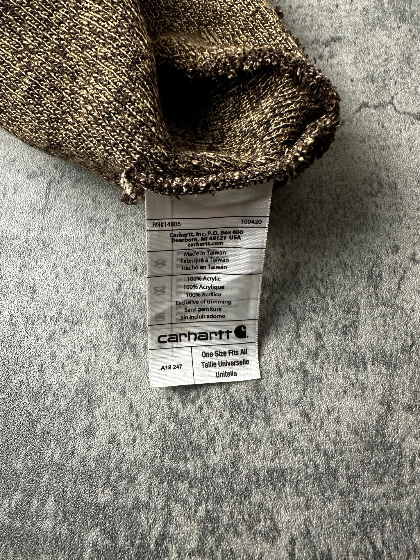 Carhartt Beanie Adult Brown from propervintagecanada