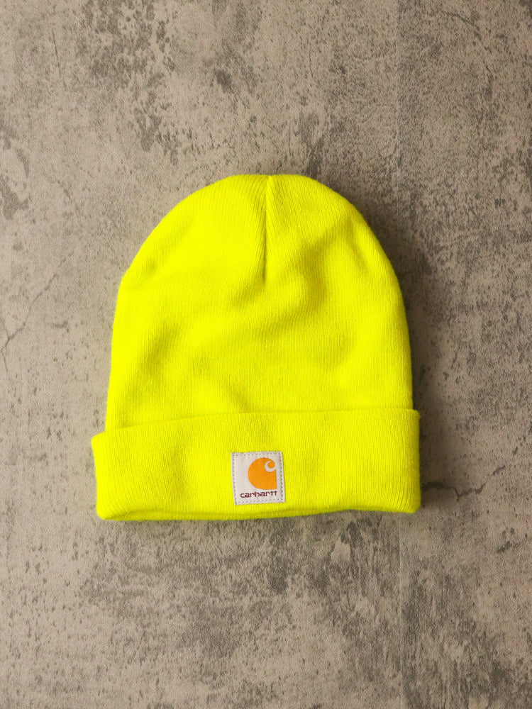 Carhartt Beanie Youth Yellow from propervintagecanada