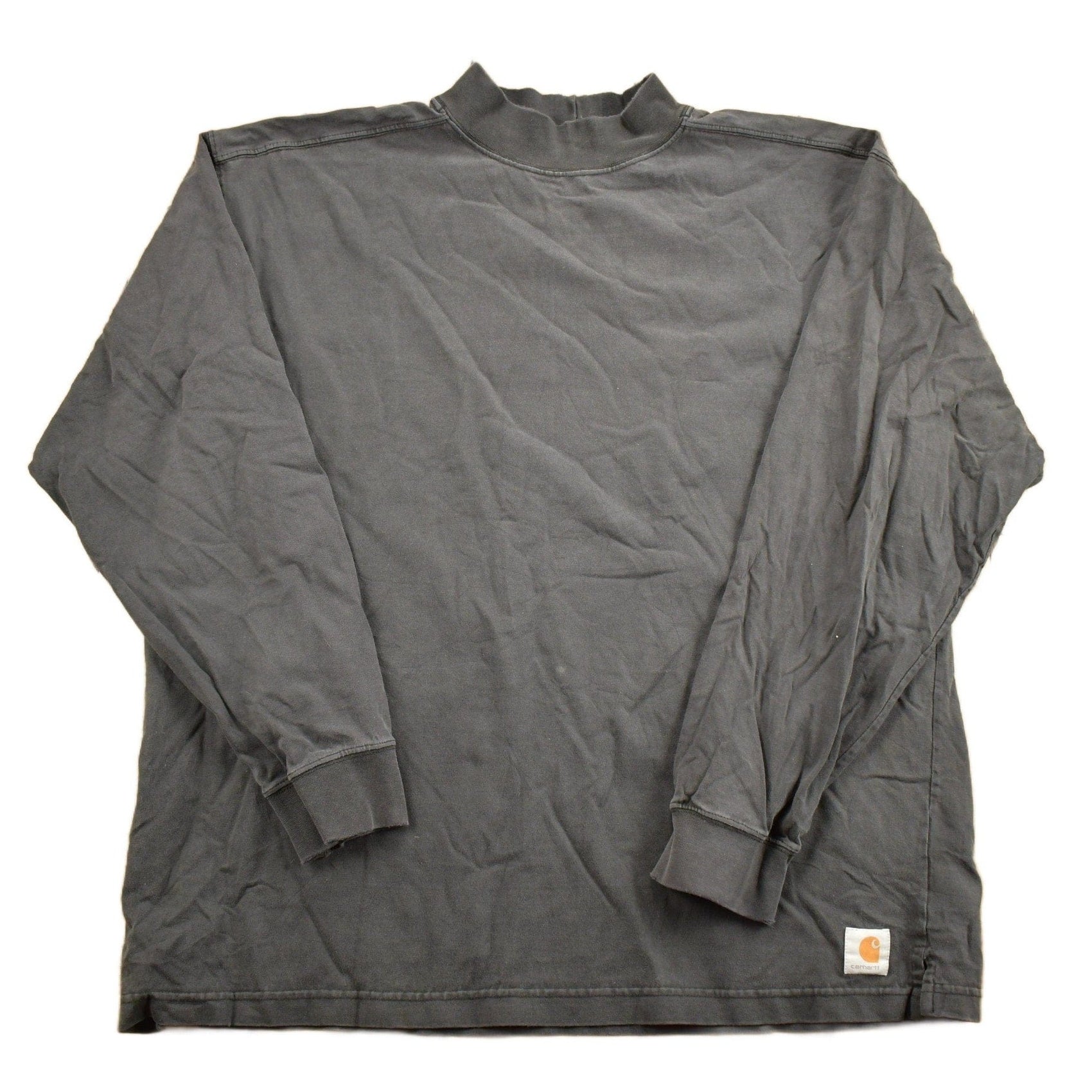 Carhartt Clothing > Gender Neutral Adult Clothing > Hoodies & Sweatshirts > Sweatshirts Vintage 1990s Carhartt Blank Black Long Sleeve Sweatshirt Men's 2XL