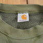 Carhartt Clothing > Gender Neutral Adult Clothing > Hoodies & Sweatshirts > Sweatshirts Vintage 1990s Carhartt Blank Green Crewneck Sweatshirt Men's Large