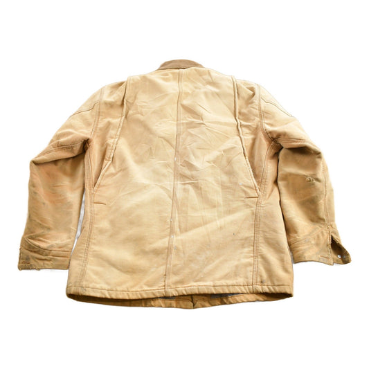 Carhartt Clothing > Gender Neutral Adult Clothing > Jackets & Coats Vintage 1980s Carhartt Blanket Lined Chore Coat Men's Large