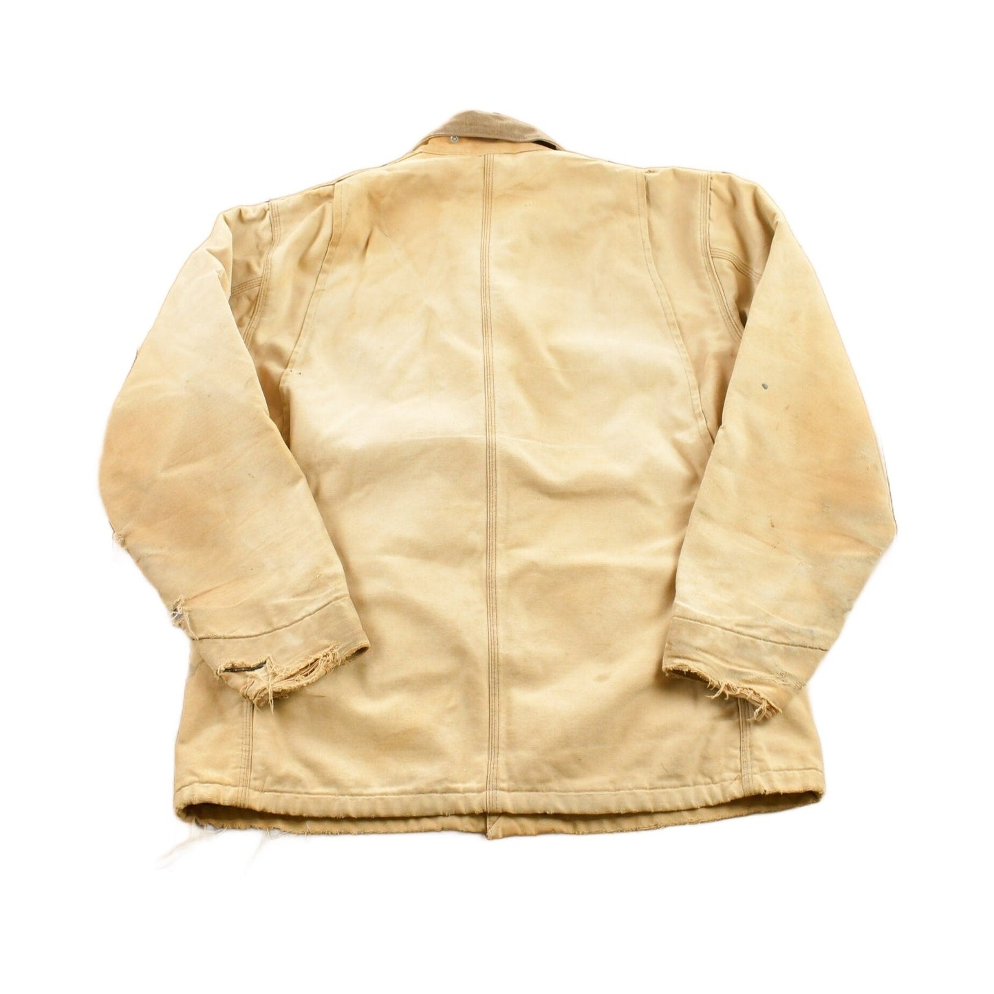 Carhartt Clothing > Gender Neutral Adult Clothing > Jackets & Coats Vintage 1980s Carhartt Blanket Lined Chore Jacket Men's Large