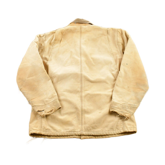 Carhartt Clothing > Gender Neutral Adult Clothing > Jackets & Coats Vintage 1980s Carhartt Blanket Lined Chore Jacket Men's Large
