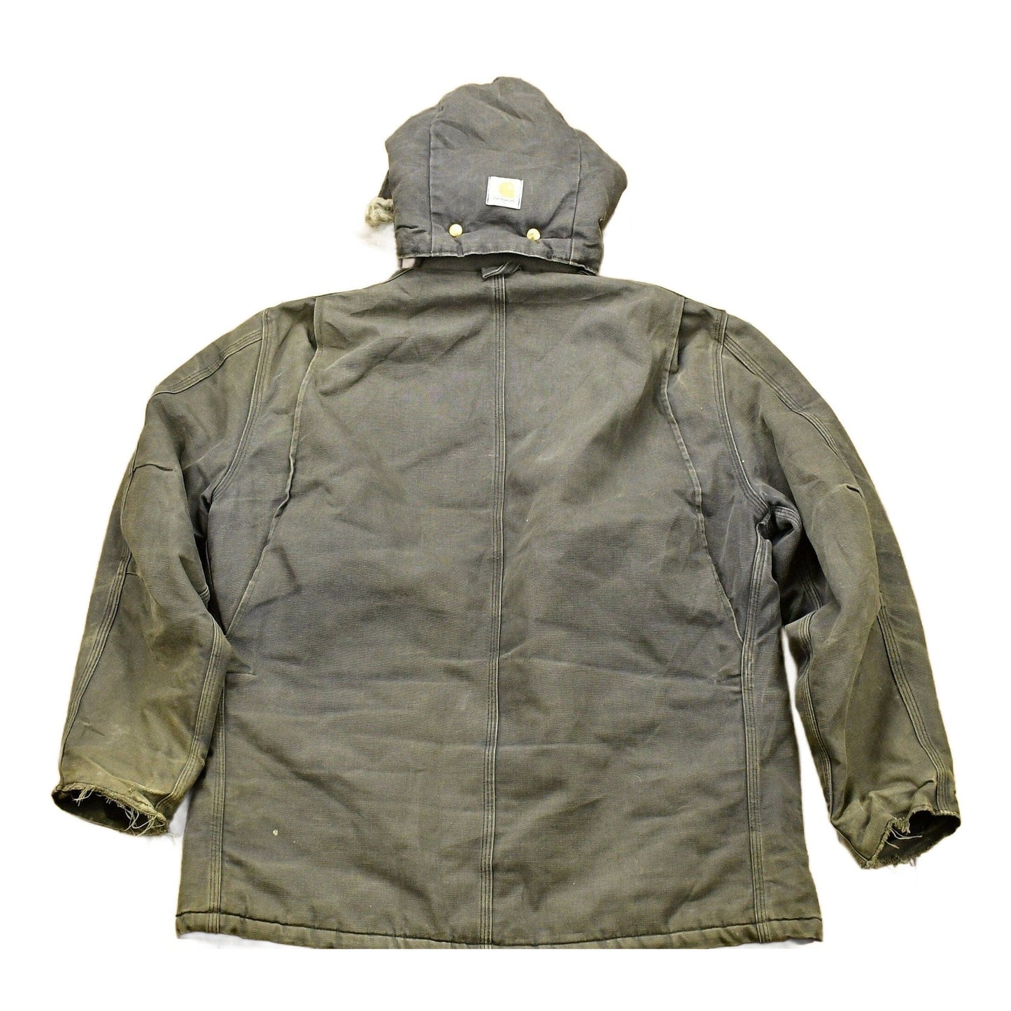 Carhartt Clothing > Gender Neutral Adult Clothing > Jackets & Coats Vintage 1980s Carhartt Coat Hooded Men's 2XL