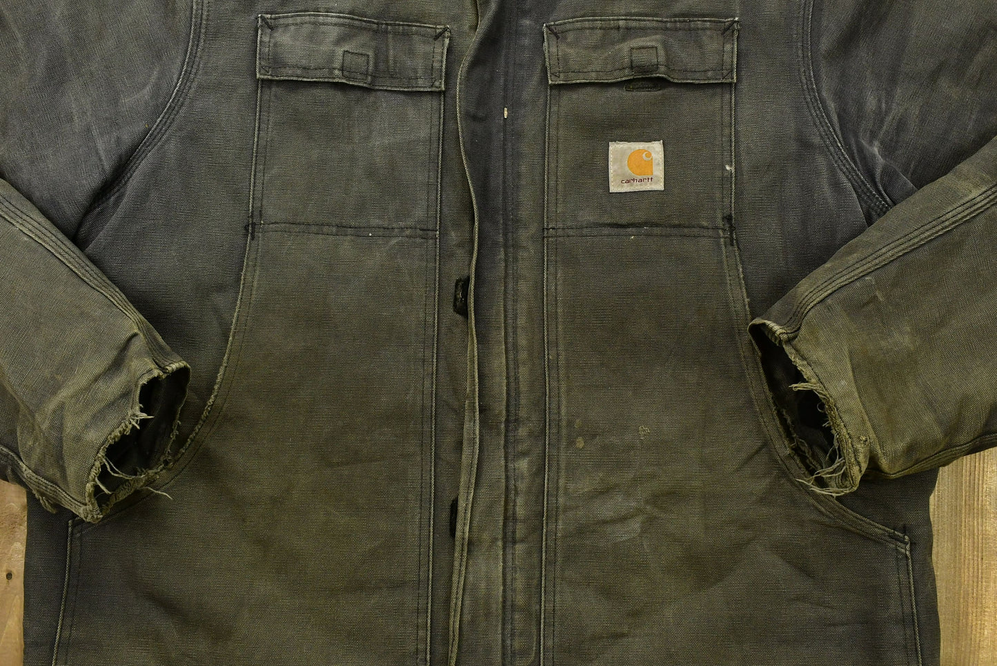 Carhartt Clothing > Gender Neutral Adult Clothing > Jackets & Coats Vintage 1980s Carhartt Coat Hooded Men's 2XL