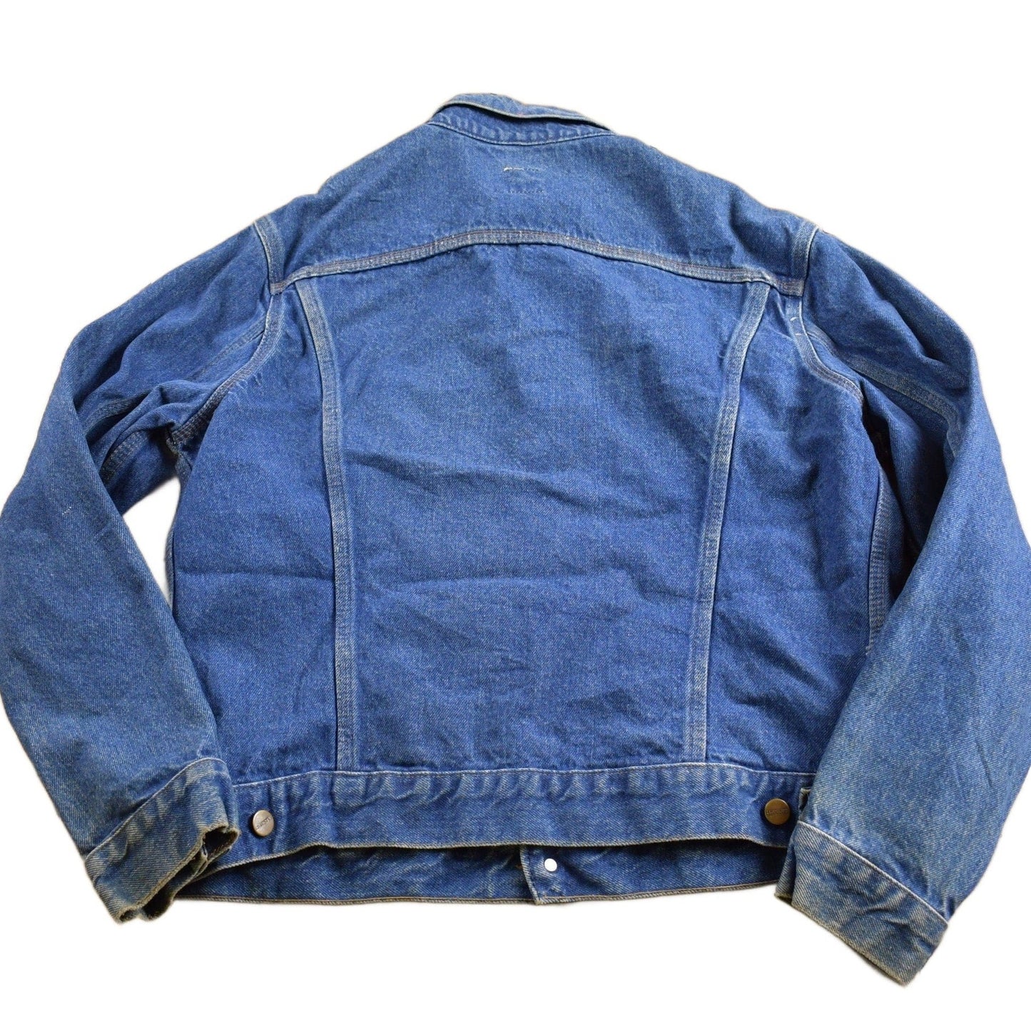 Carhartt Clothing > Gender Neutral Adult Clothing > Jackets & Coats Vintage 1980s Carhartt Medium Wash Jean Jacket Men's M
