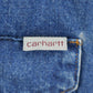 Carhartt Clothing > Gender Neutral Adult Clothing > Jackets & Coats Vintage 1980s Carhartt Pearl Snap Denim Shirt Men's Medium