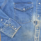 Carhartt Clothing > Gender Neutral Adult Clothing > Jackets & Coats Vintage 1980s Carhartt Pearl Snap Denim Shirt Men's Medium
