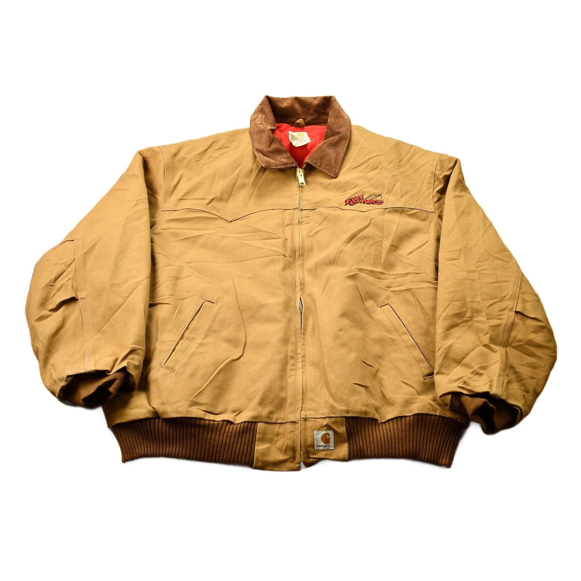 Carhartt Clothing > Gender Neutral Adult Clothing > Jackets & Coats Vintage 1980s Carhartt Santa Fe Jacket Men's 3XL