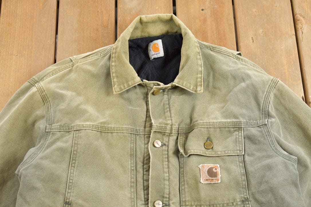 Carhartt Clothing > Gender Neutral Adult Clothing > Jackets & Coats Vintage 1980s Carhartt Traditional Coat Men's XL