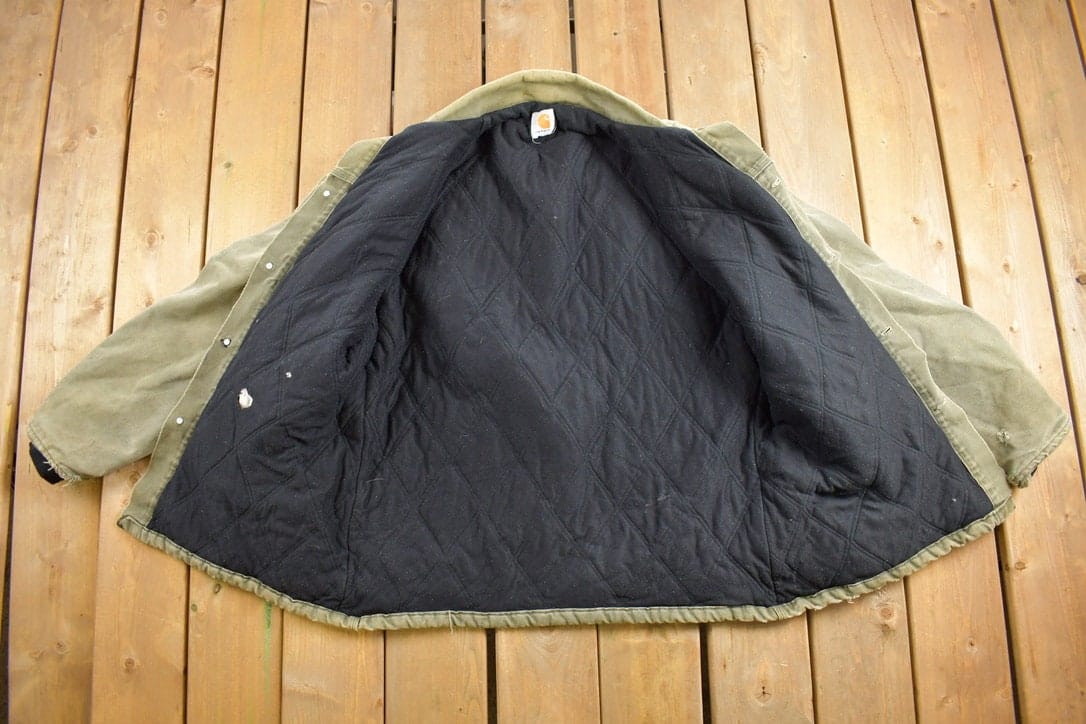 Carhartt Clothing > Gender Neutral Adult Clothing > Jackets & Coats Vintage 1980s Carhartt Traditional Coat Men's XL
