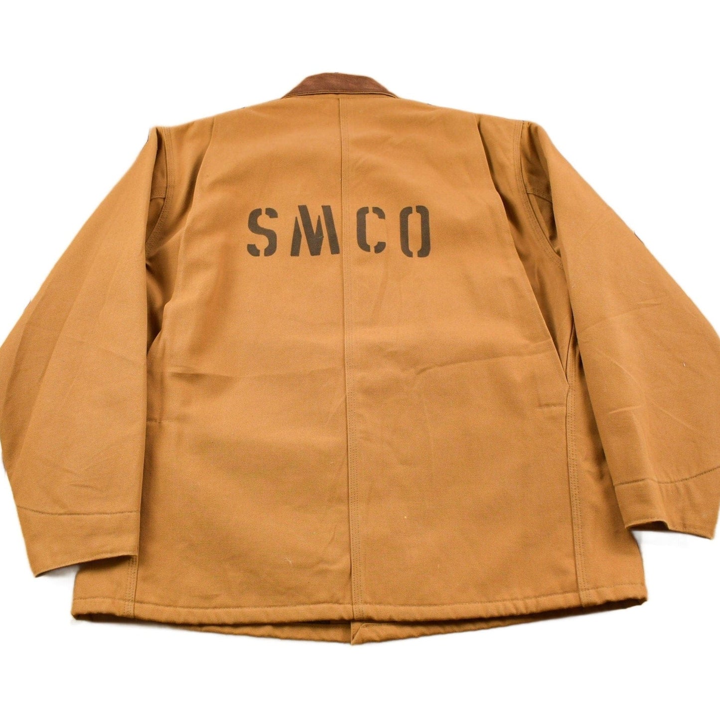 Carhartt Clothing > Gender Neutral Adult Clothing > Jackets & Coats Vintage 1980s Deadstock Carhartt SMCO Blanket Lined Chore Coat Workwear Men's XL