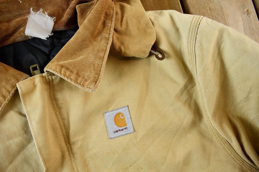 Carhartt Clothing > Gender Neutral Adult Clothing > Jackets & Coats Vintage 1980s Traditional Carhartt Work Coat Men's XL