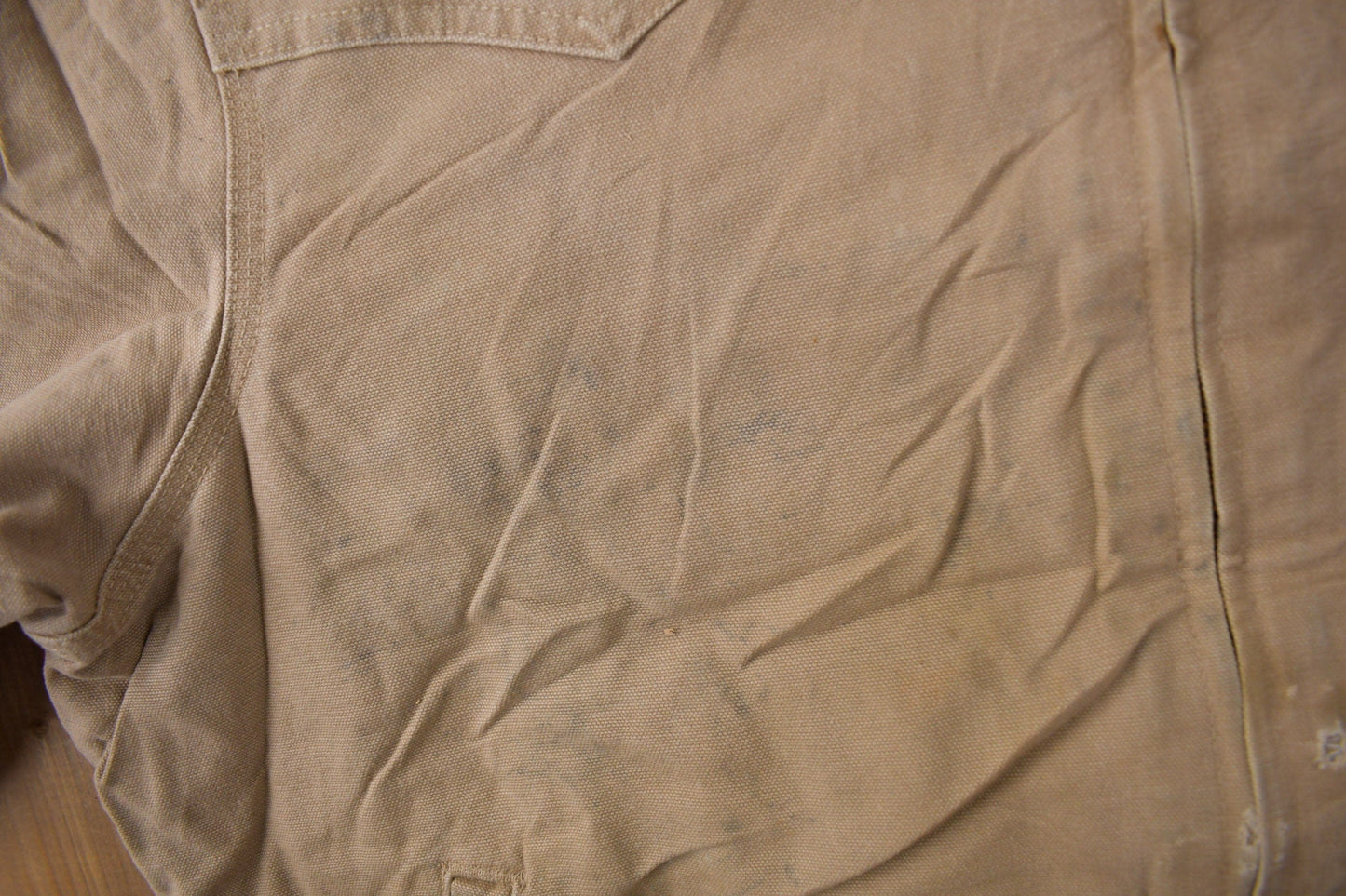 Carhartt Clothing > Gender Neutral Adult Clothing > Jackets & Coats Vintage 1990s Beige Carhartt Santa Fe Jacket Men's XL