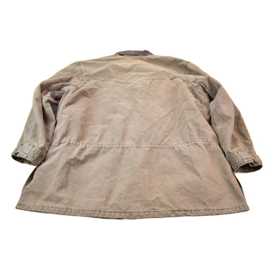 Carhartt Clothing > Gender Neutral Adult Clothing > Jackets & Coats Vintage 1990s Brown Carhartt Field Coat Men's 4XL