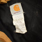 Carhartt Clothing > Gender Neutral Adult Clothing > Jackets & Coats Vintage 1990s Carhartt Beige Traditional Work Jacket Youth M