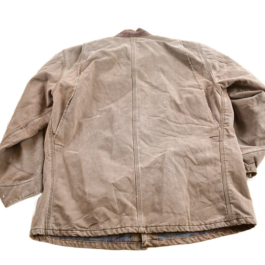 Carhartt Clothing > Gender Neutral Adult Clothing > Jackets & Coats Vintage 1990s Carhartt Blanket Lined Chore Coat