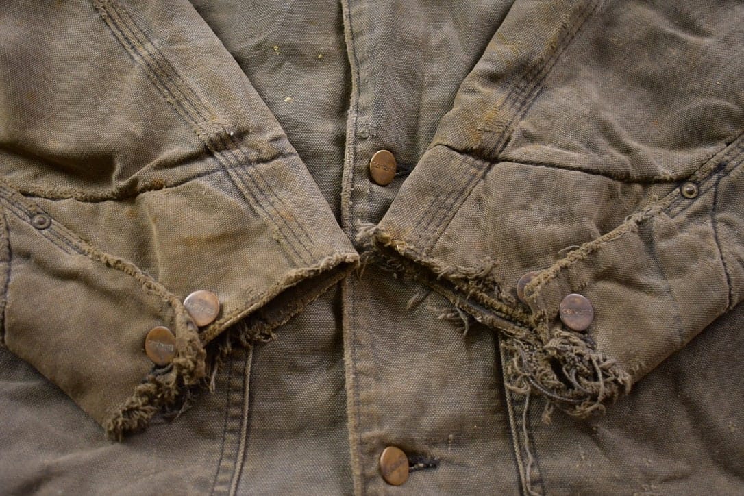 Carhartt Clothing > Gender Neutral Adult Clothing > Jackets & Coats Vintage 1990s Carhartt Blanket Lined Chore Coat Men's Large