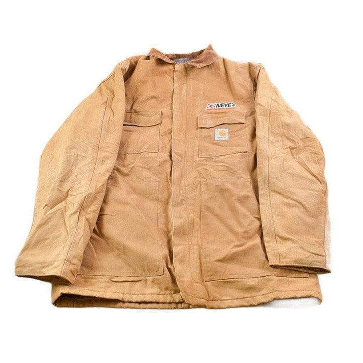 Carhartt Clothing > Gender Neutral Adult Clothing > Jackets & Coats Vintage 1990s Carhartt Blanket Lined Embroidered Painters Jacket Men's Large