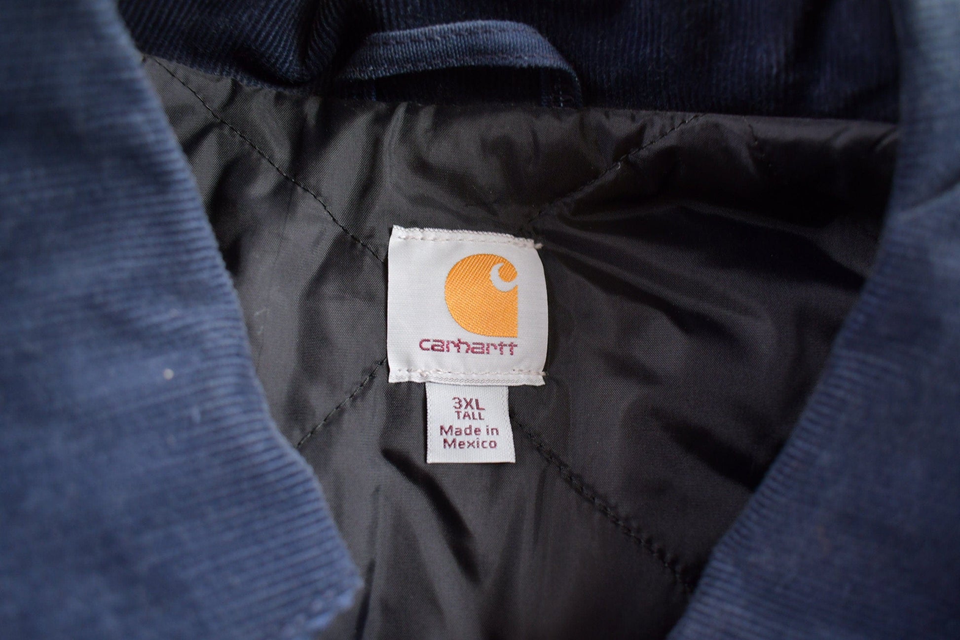 Carhartt Clothing > Gender Neutral Adult Clothing > Jackets & Coats Vintage 1990s Carhartt Blanket Lined Embroidered Work Jacket Men's 3XL